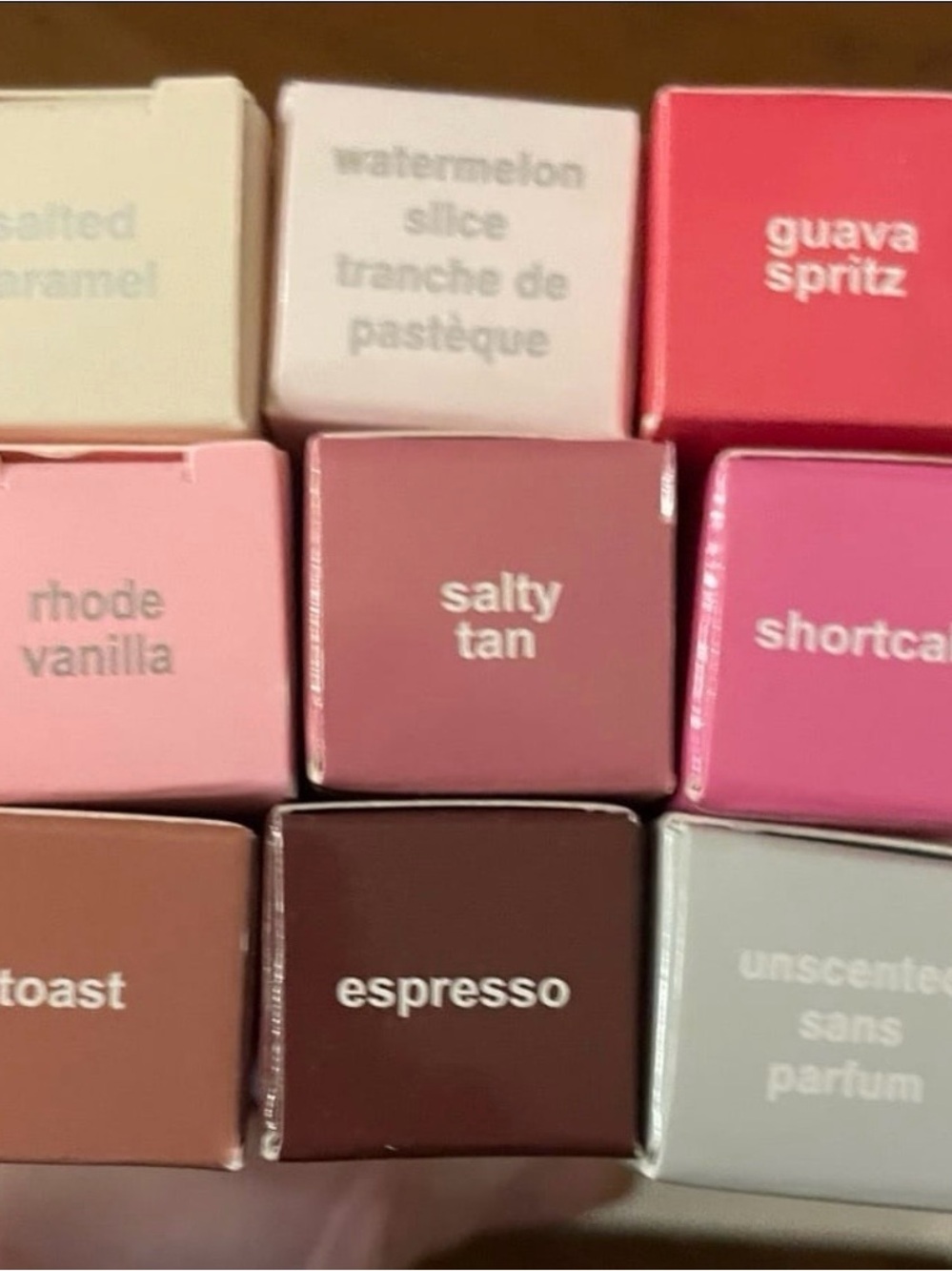 Rhode Lip Tint Bundle - 9 pieces of lip glosses in different colors BNIB